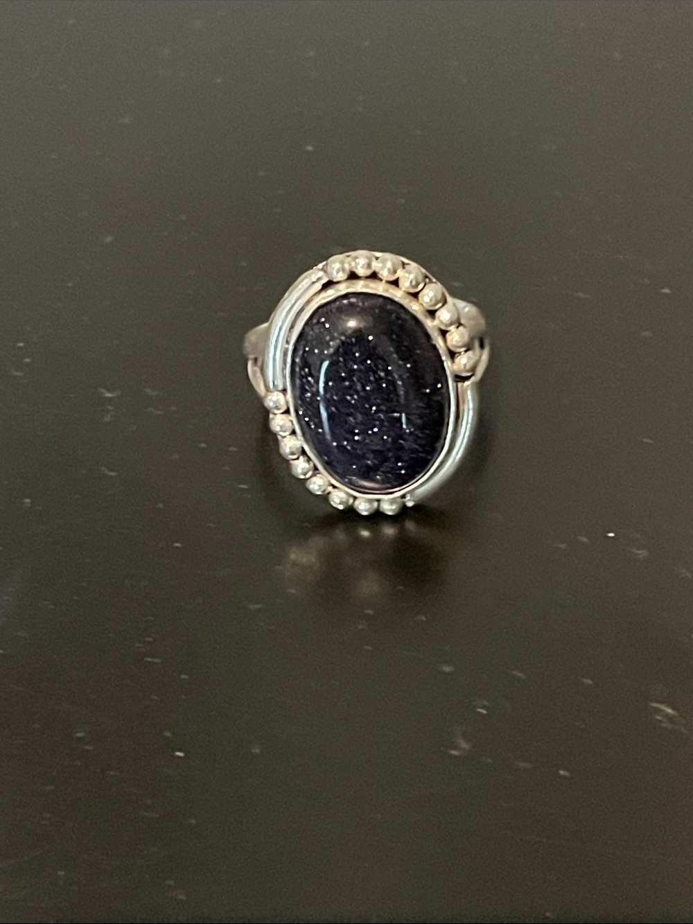 Blue Sunstone Ring